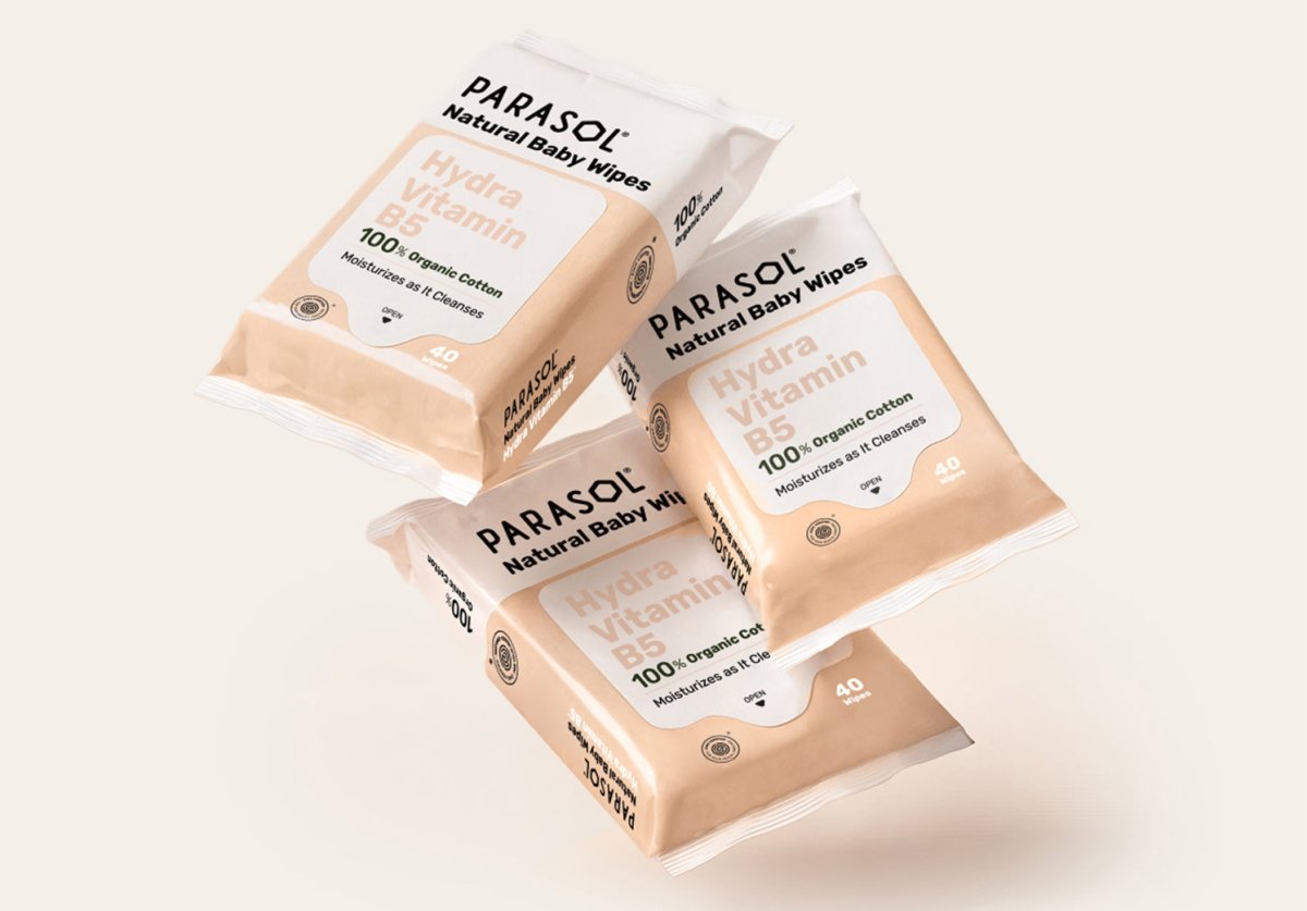 100% Organic Cotton Baby Wipes With Hydra Vitamin B5™