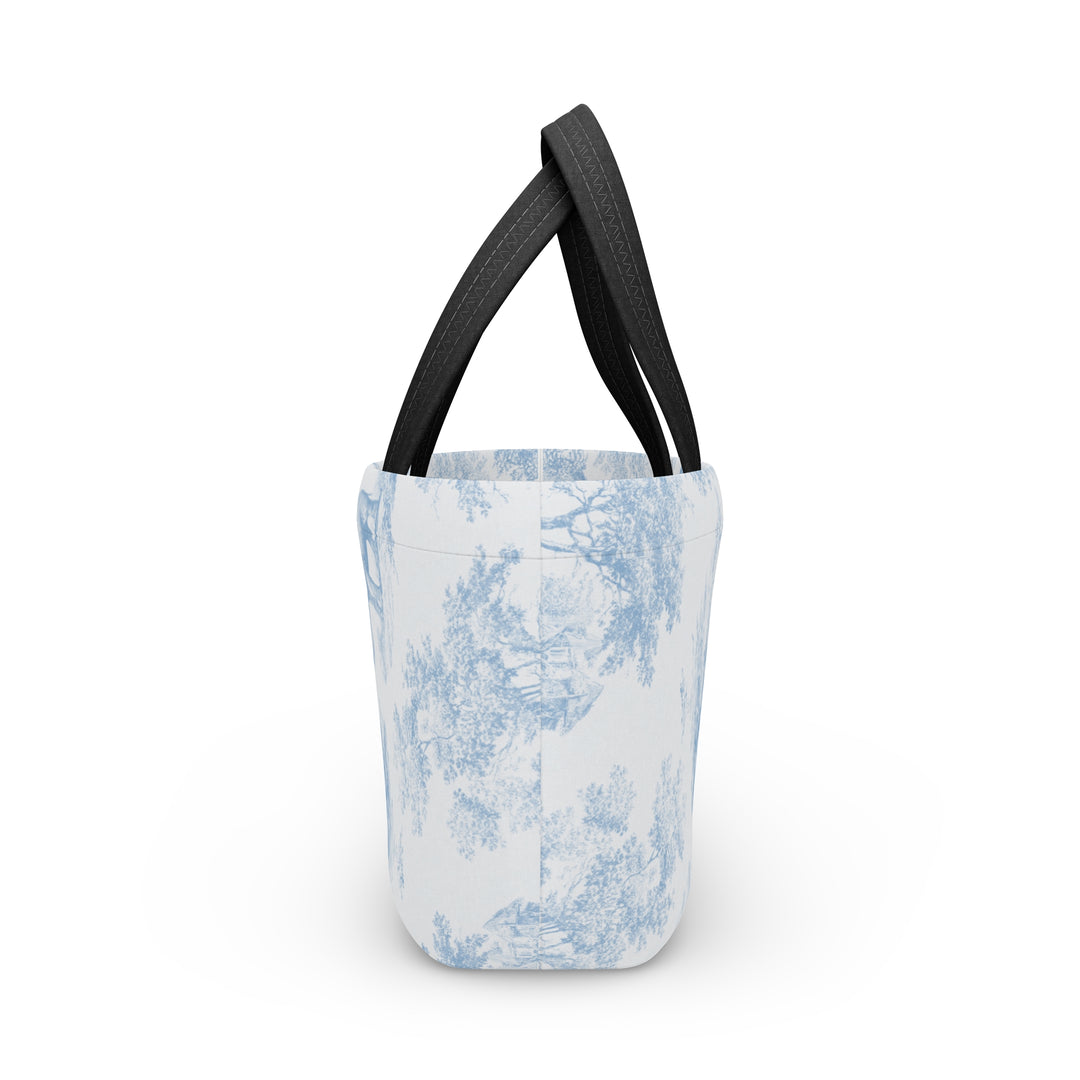 Lunch Box, Blue Toile Elephant & Deer