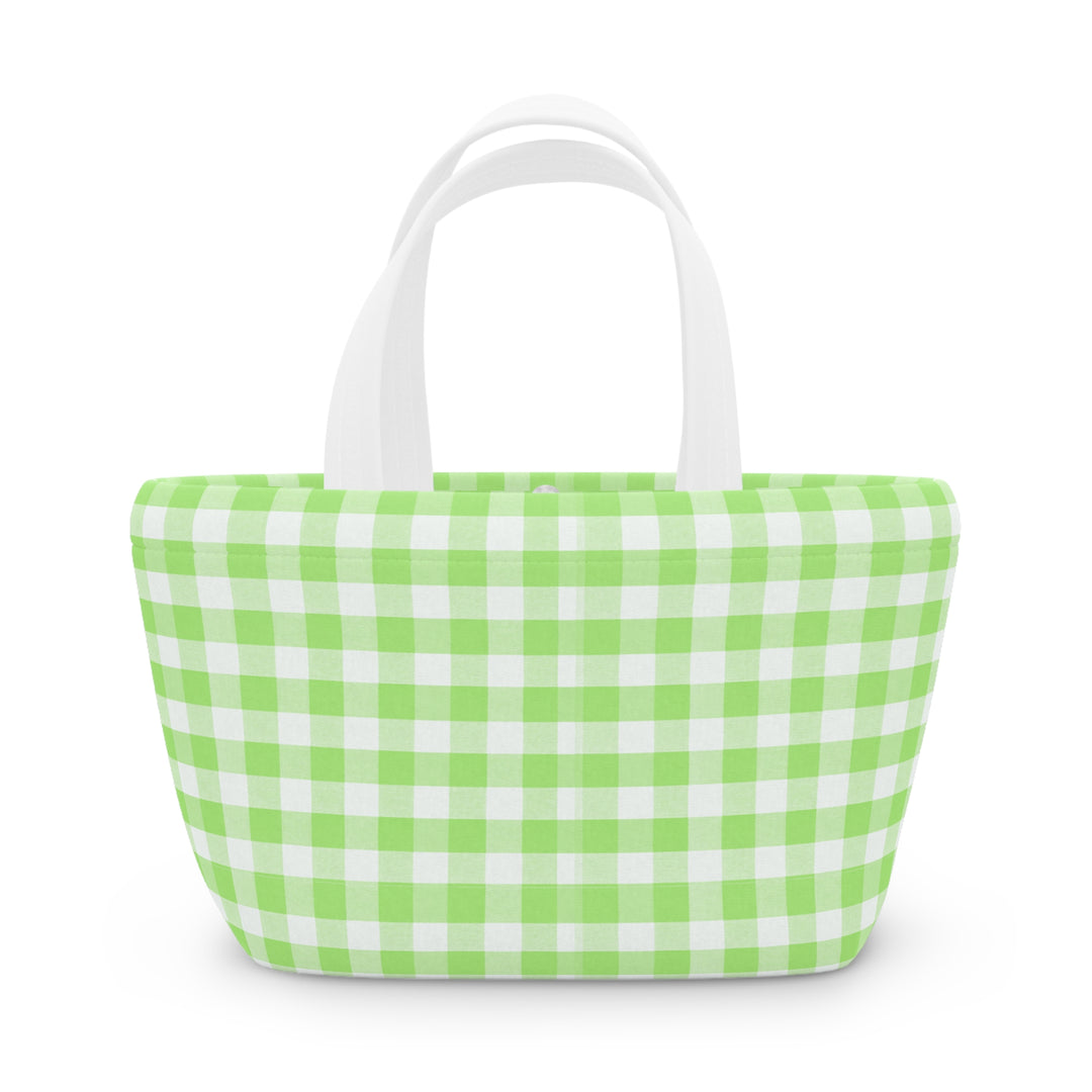Lunch Box, Spring Green Gingham