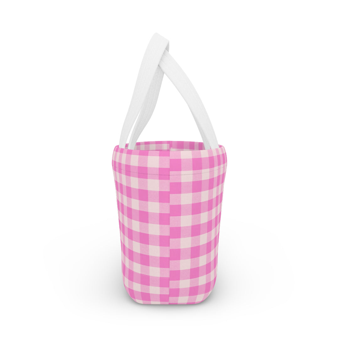 Lunch Box, Spring Pink Gingham