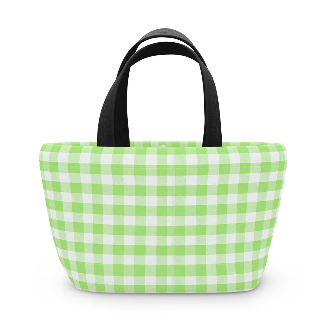 Lunch Box, Spring Green Gingham