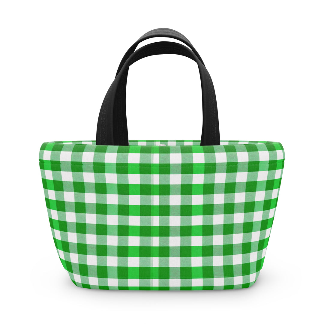 Lunch Box, Kelly Green Gingham