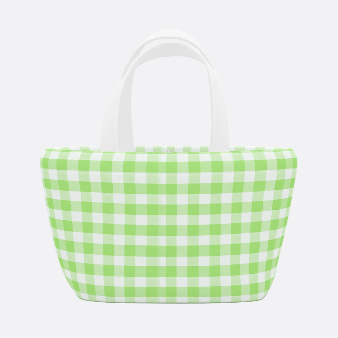 Lunch Box, Spring Green Gingham