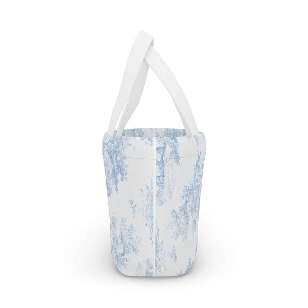 Lunch Box, Blue Toile Elephant & Deer