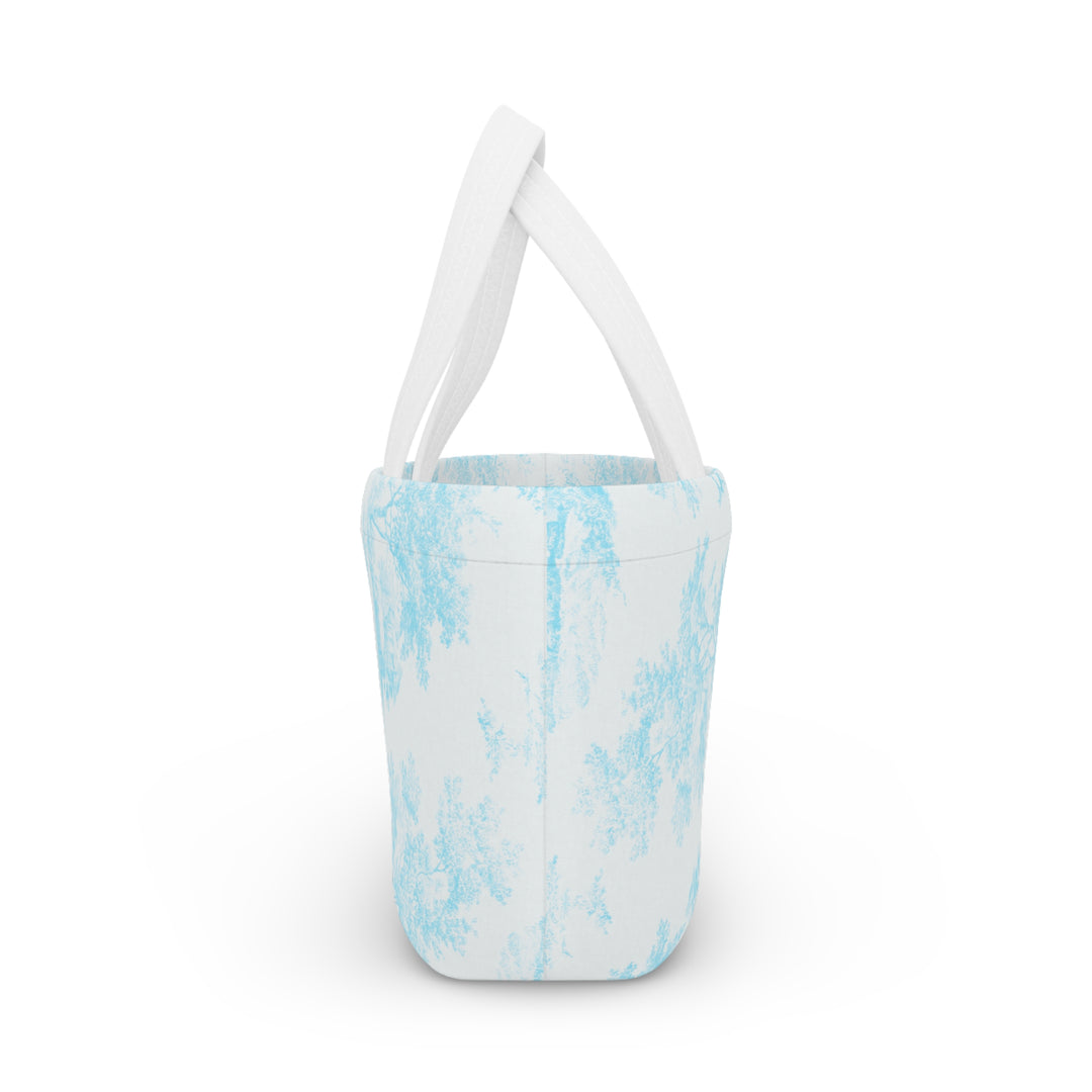 Lunch Box, Spring Blue Toile Elephant & Deer