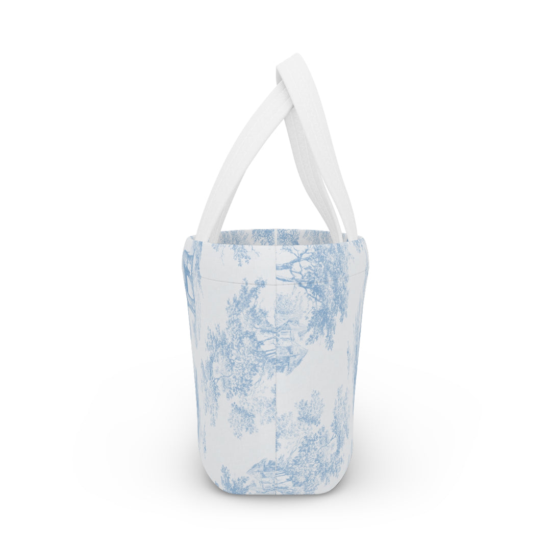 Lunch Box, Blue Toile Elephant & Deer