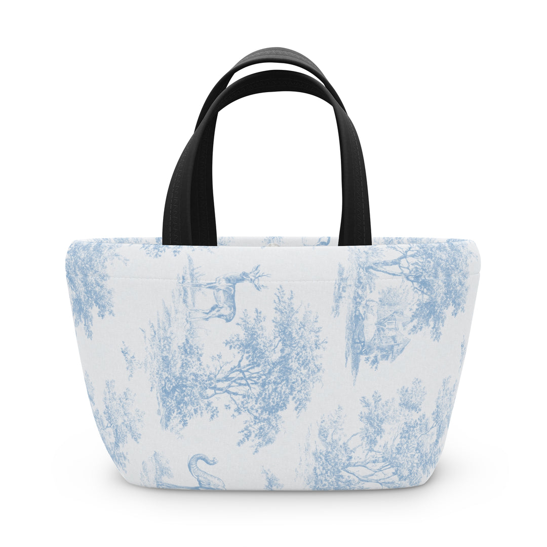 Lunch Box, Blue Toile Elephant & Deer