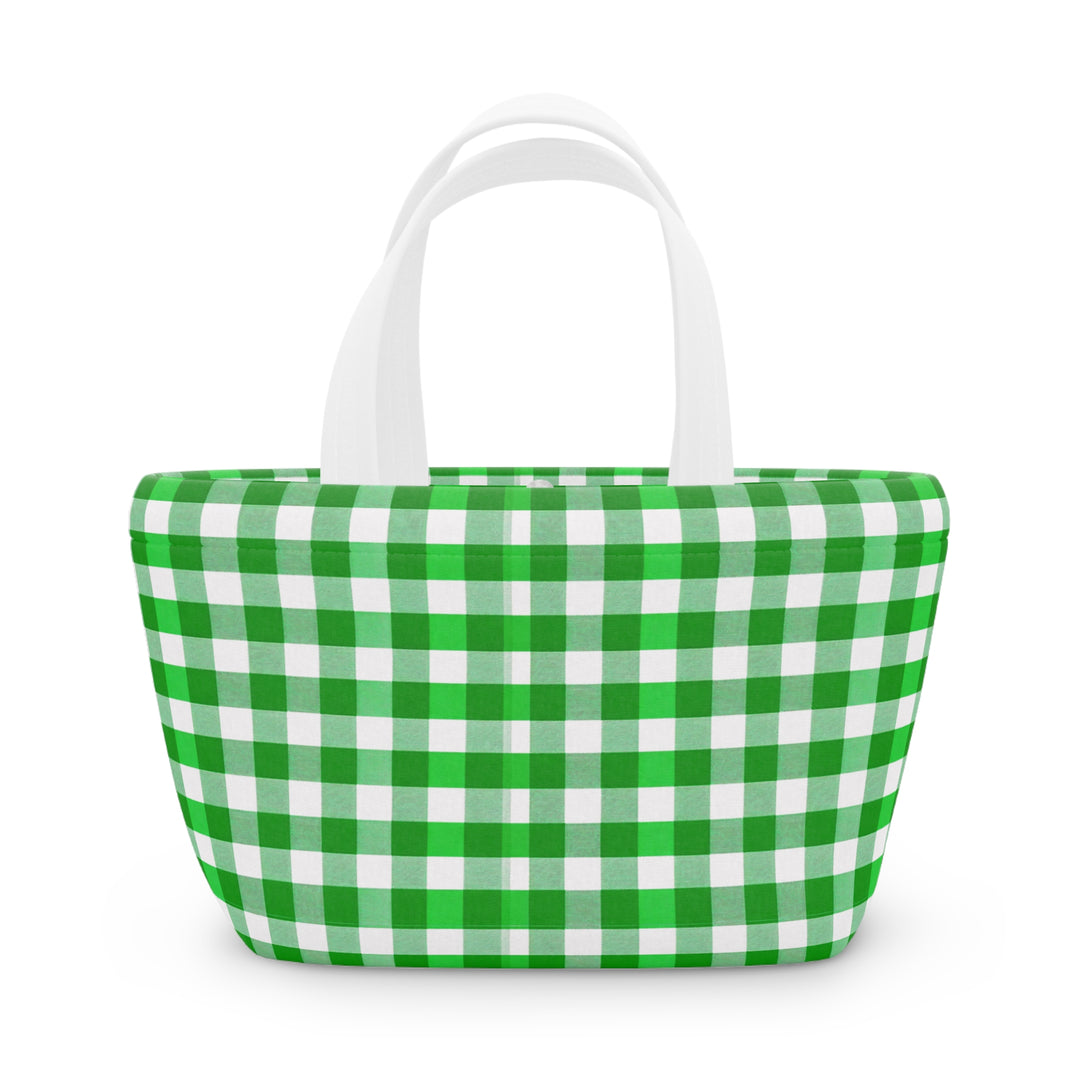 Lunch Box, Kelly Green Gingham