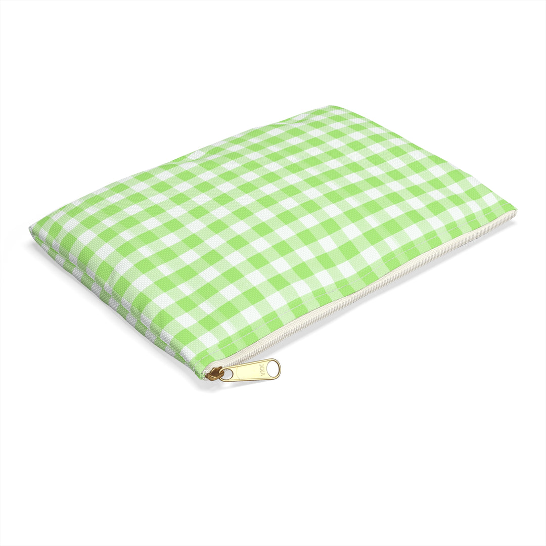 Spring Green Gingham, Accessory Pouch