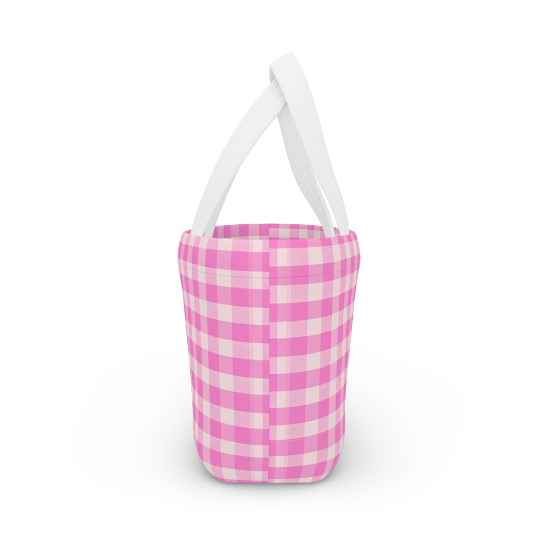 Lunch Box, Spring Pink Gingham