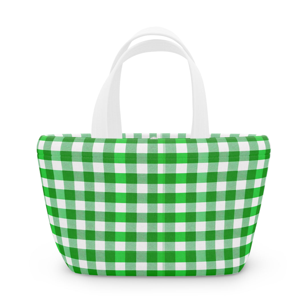 Lunch Box, Kelly Green Gingham