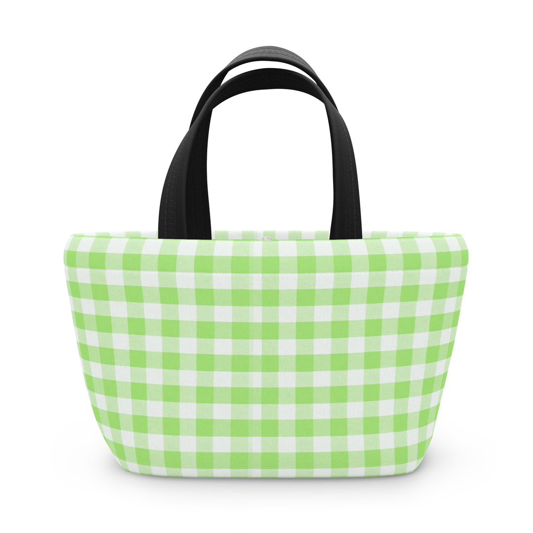 Lunch Box, Spring Green Gingham