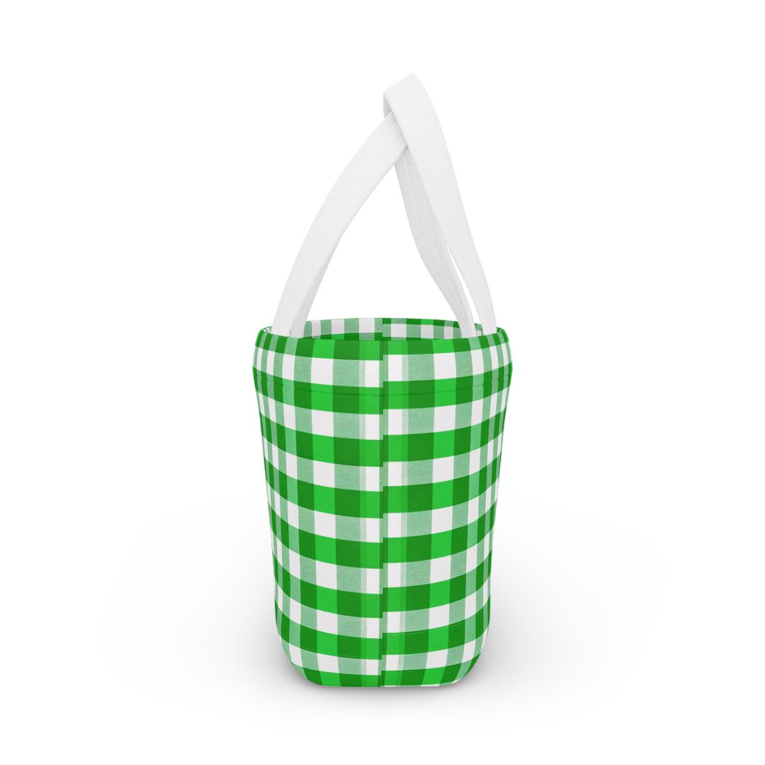 Lunch Box, Kelly Green Gingham