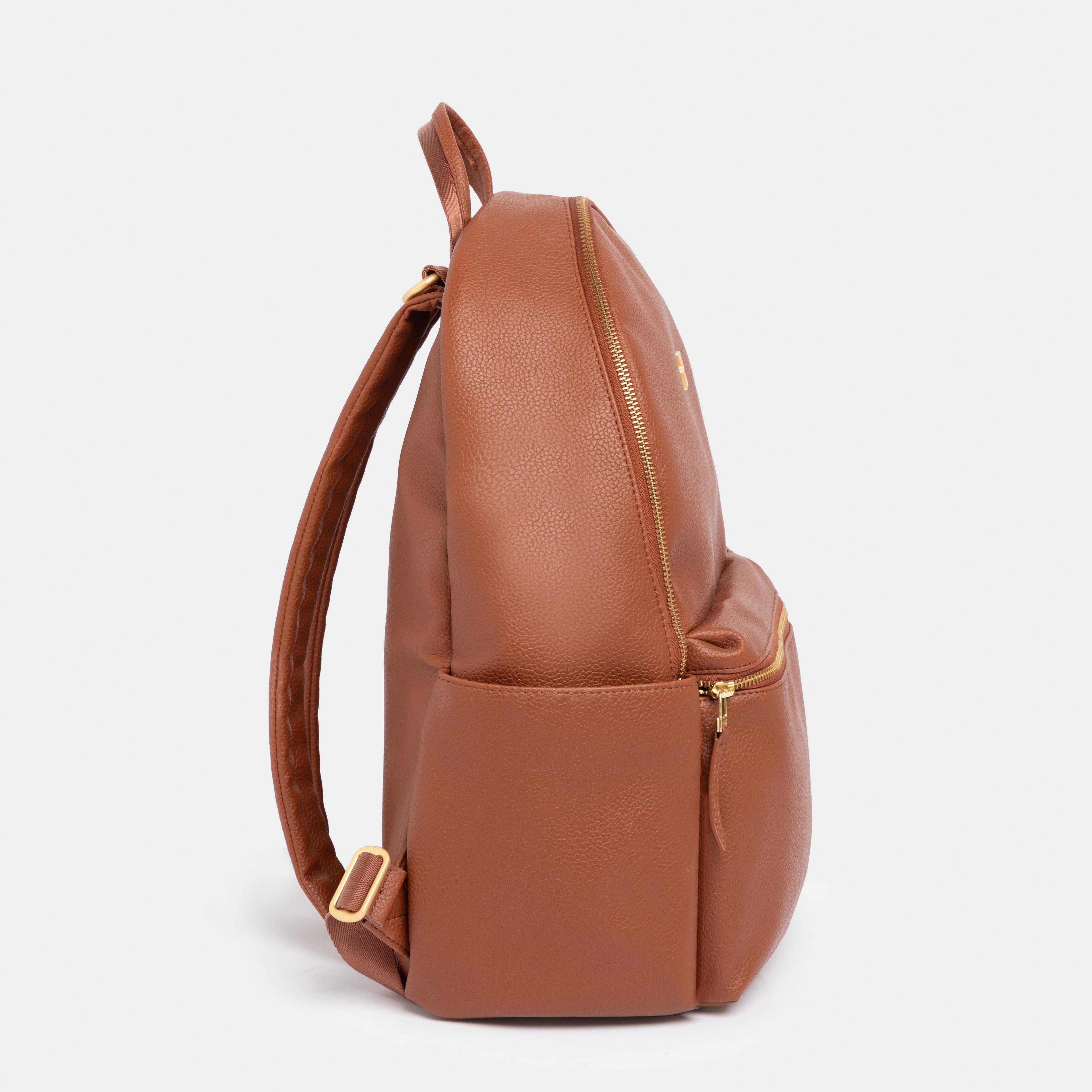 Cognac Classic City Diaper Bag II
