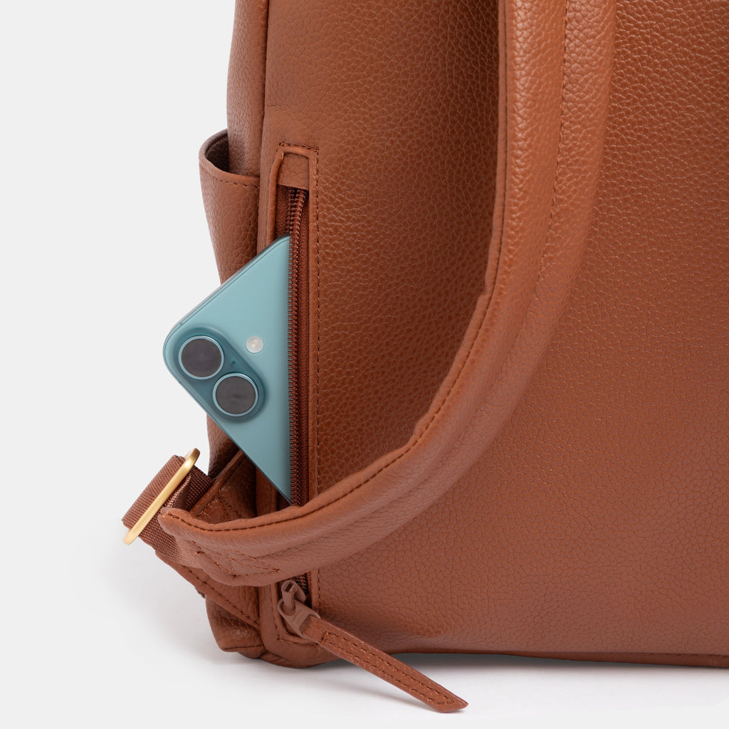Cognac Classic City Diaper Bag II