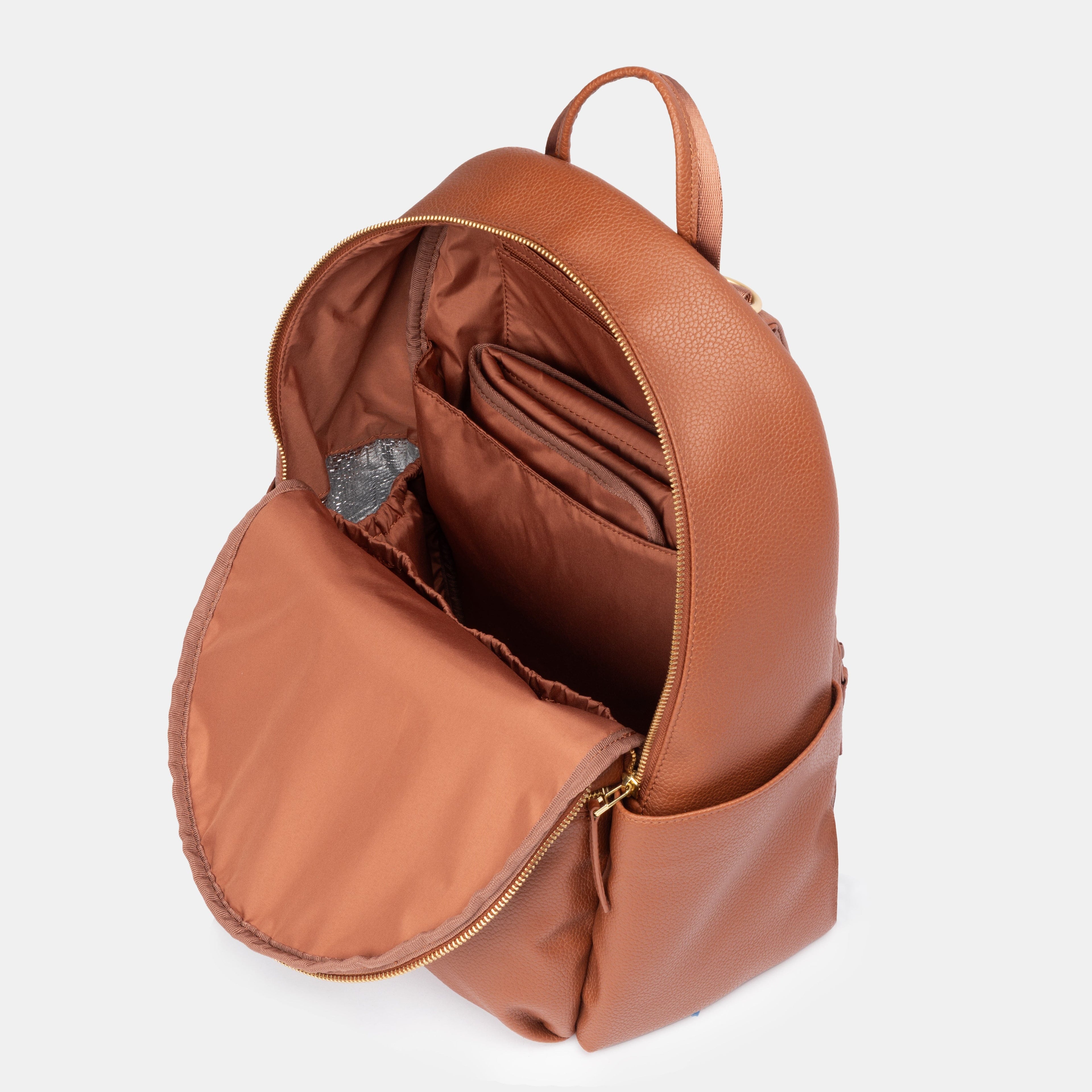 Cognac Classic City Diaper Bag II