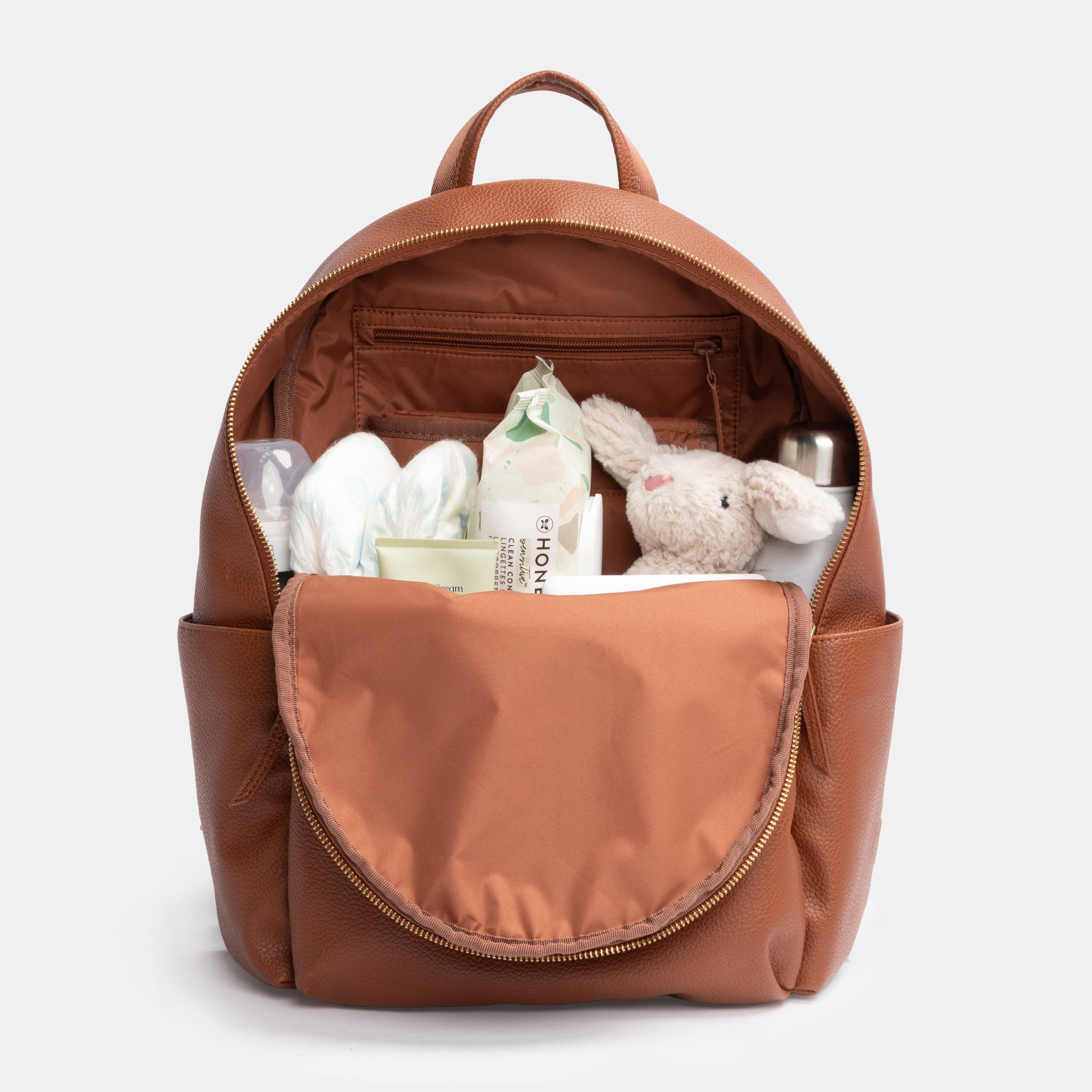 Cognac Classic City Diaper Bag II