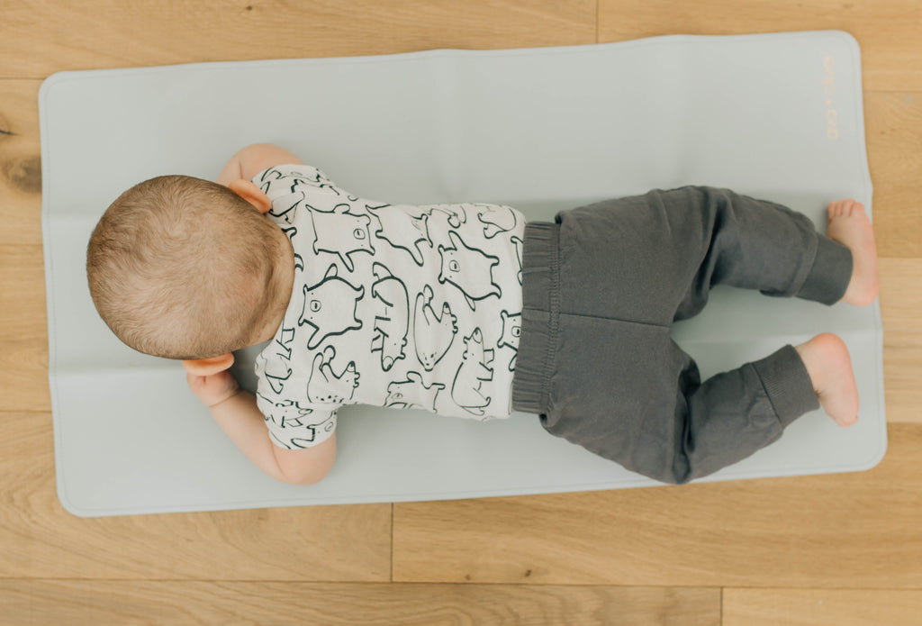 Vegan Leather Changing Mat, Wispy Cream