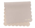 Vegan Leather Changing Mat, Grey Scallop