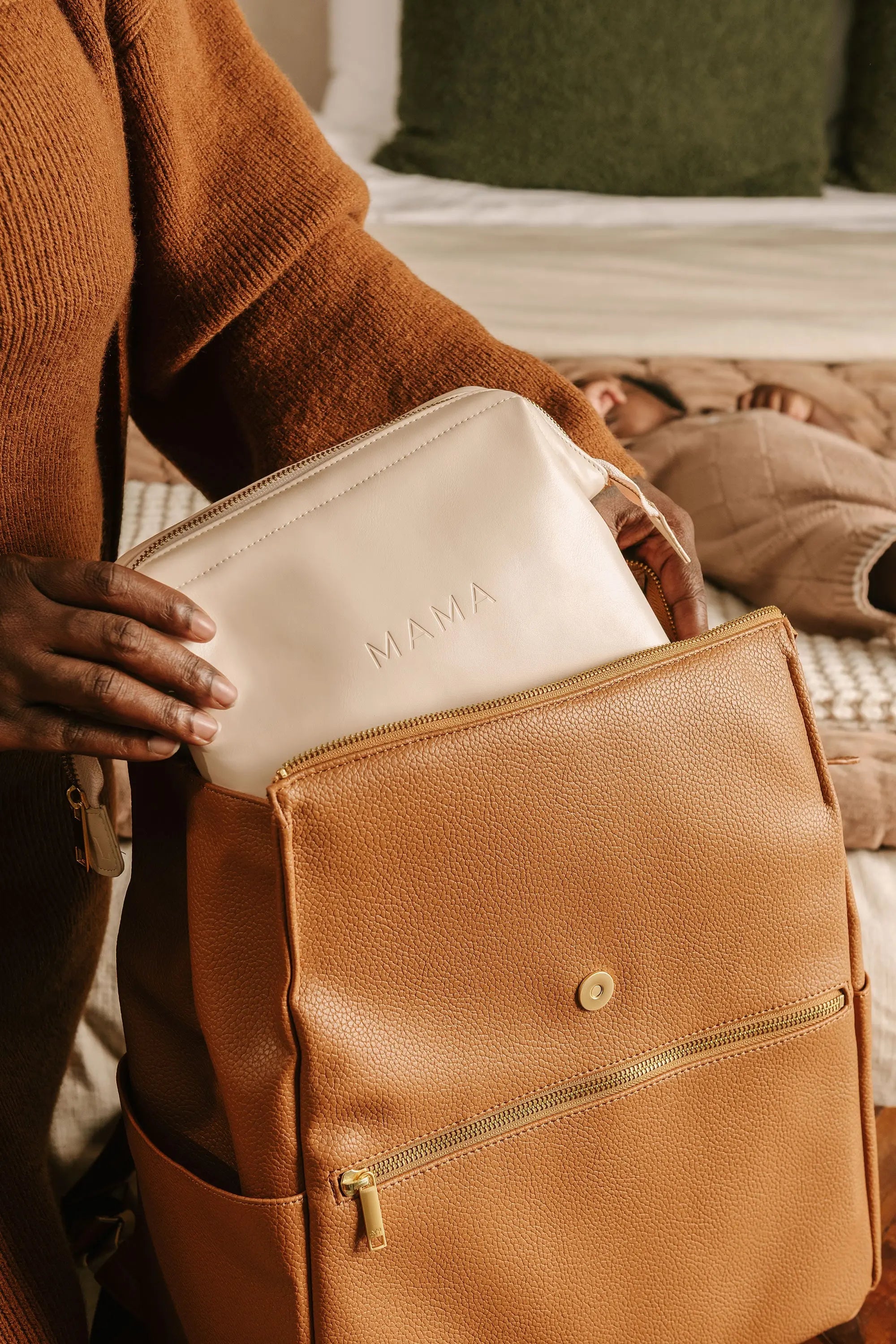 'Mama' Vegan Leather Bag