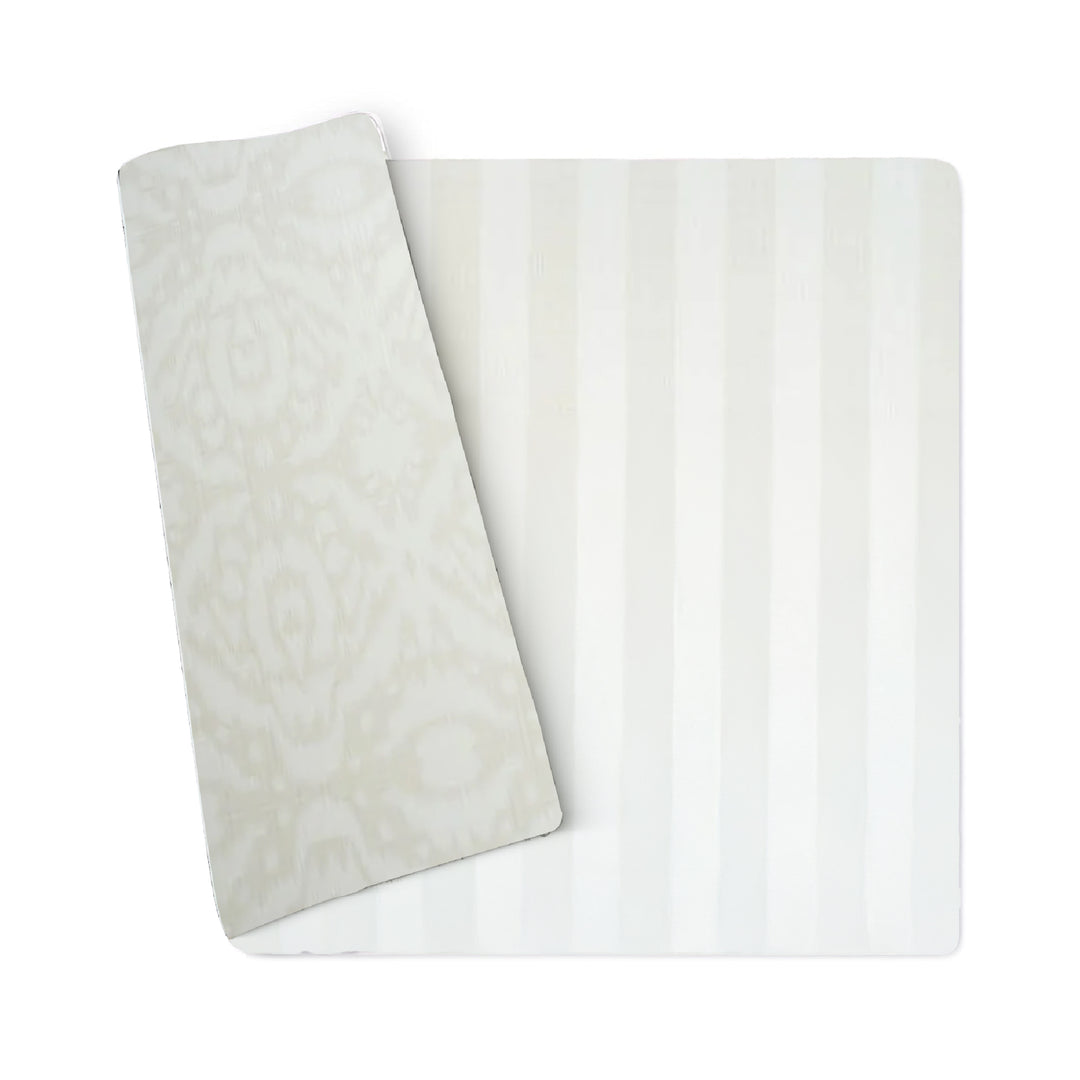 Ikat + Jack Stripe Design In Sandy Beige