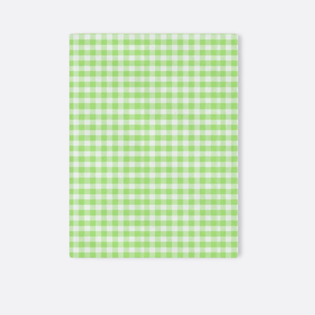Toddler Minky Lovey Blanket, Spring Green Gingham