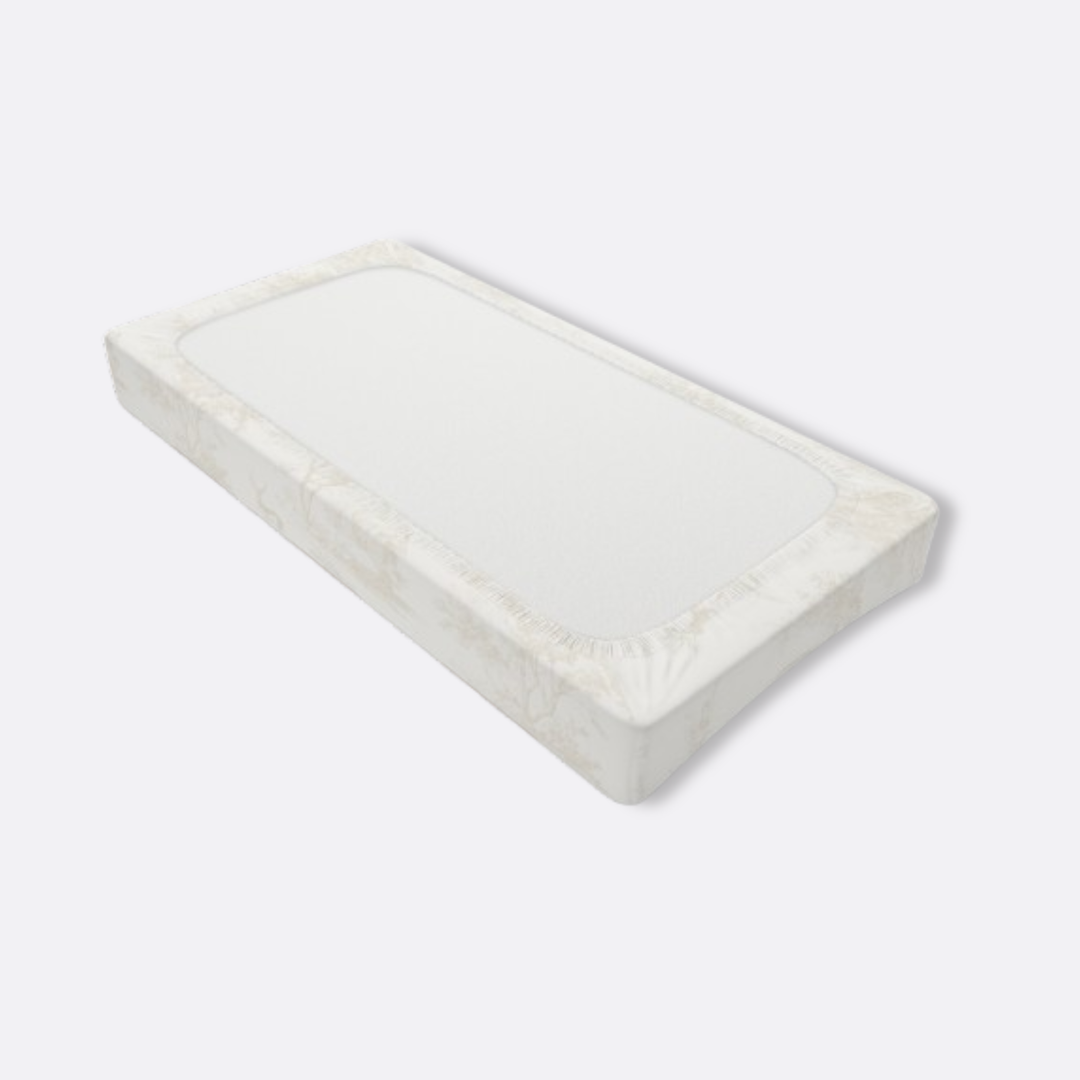 Baby Changing Pad Cover | Spring Beige Toile Elephant & Deer