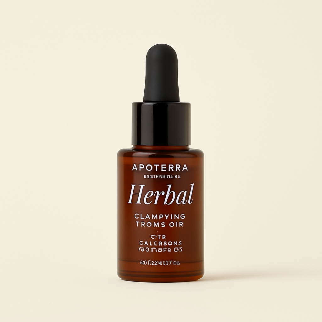 Herbal Clarifying Facial Oil — primary — Clean ecommerce product shot — refreshed editorial photography
