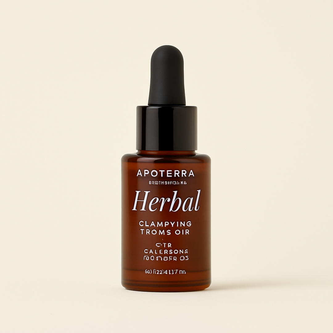 Herbal Clarifying Facial Oil — primary — Clean ecommerce product shot — refreshed editorial photography