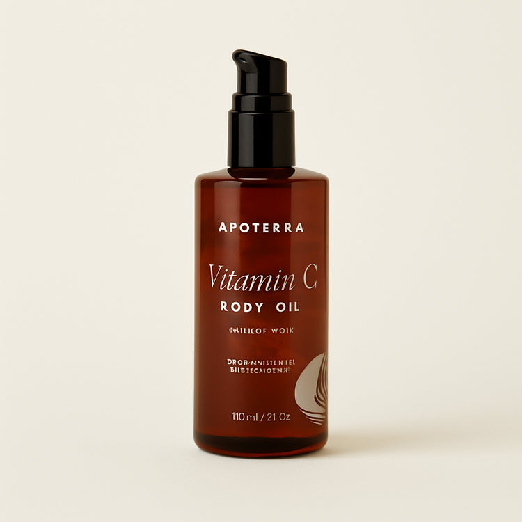 Vitamin C Body Oil — primary — Clean ecommerce product shot — refreshed editorial photography