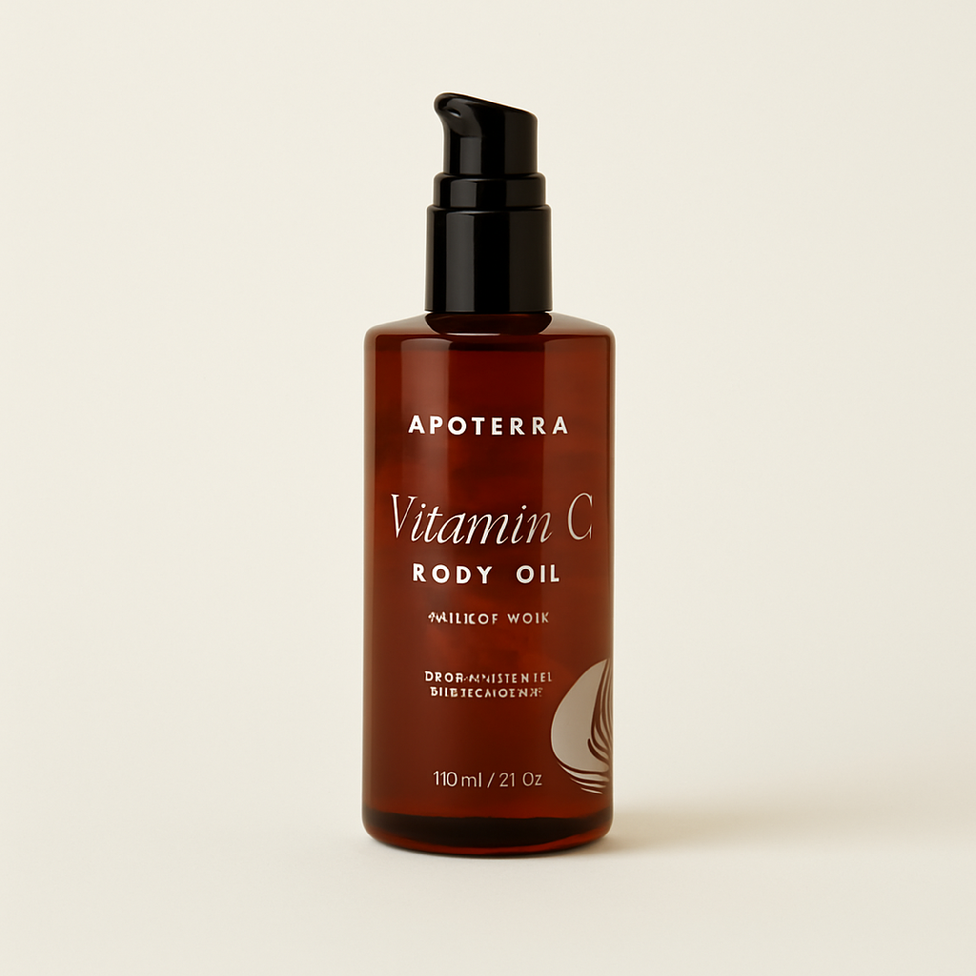 Vitamin C Body Oil — primary — Clean ecommerce product shot — refreshed editorial photography