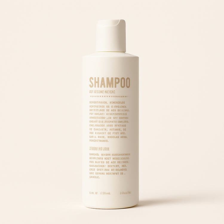 Natural Shampoo for All Hair Types — primary — Clean ecommerce product shot — refreshed editorial photography