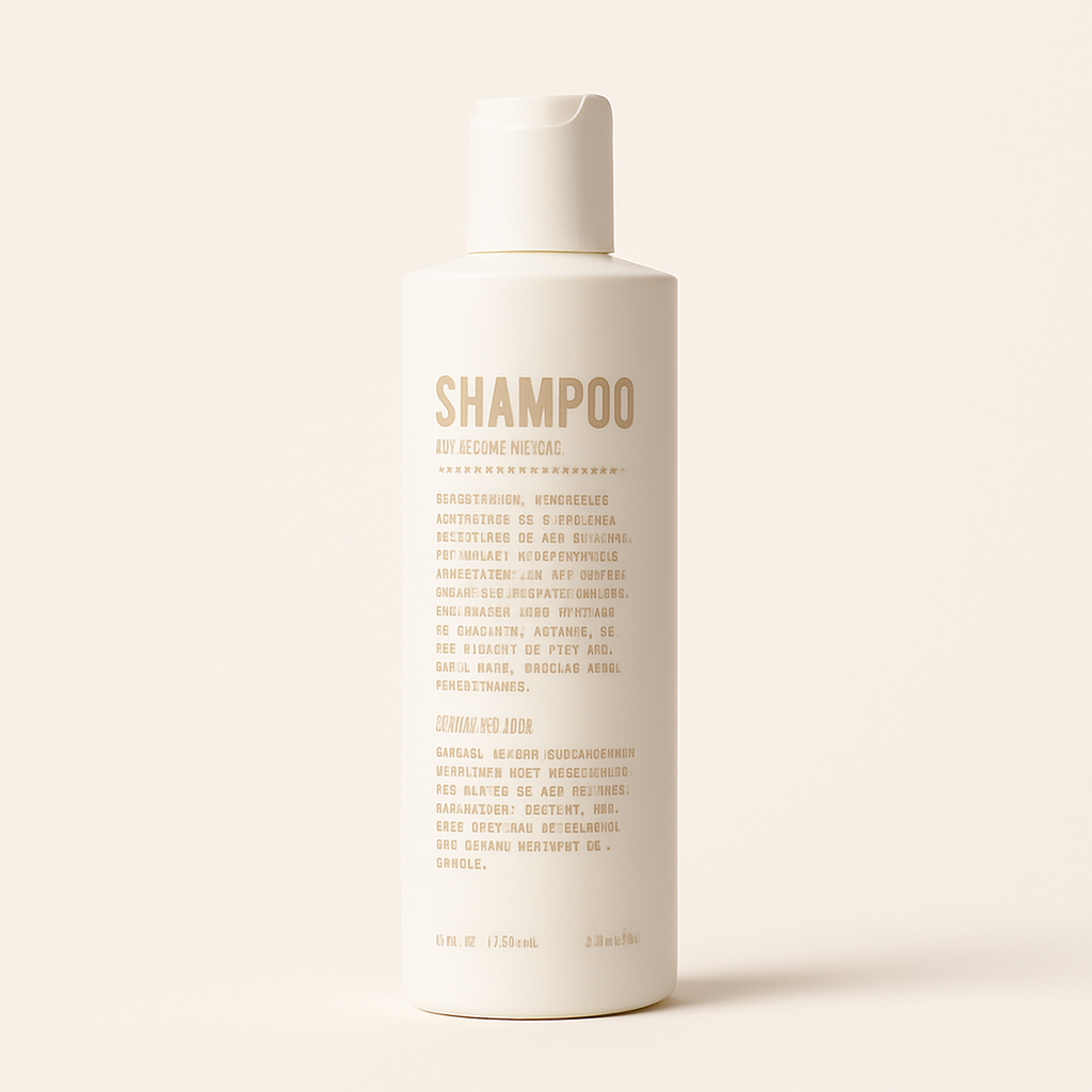 Natural Shampoo for All Hair Types — primary — Clean ecommerce product shot — refreshed editorial photography