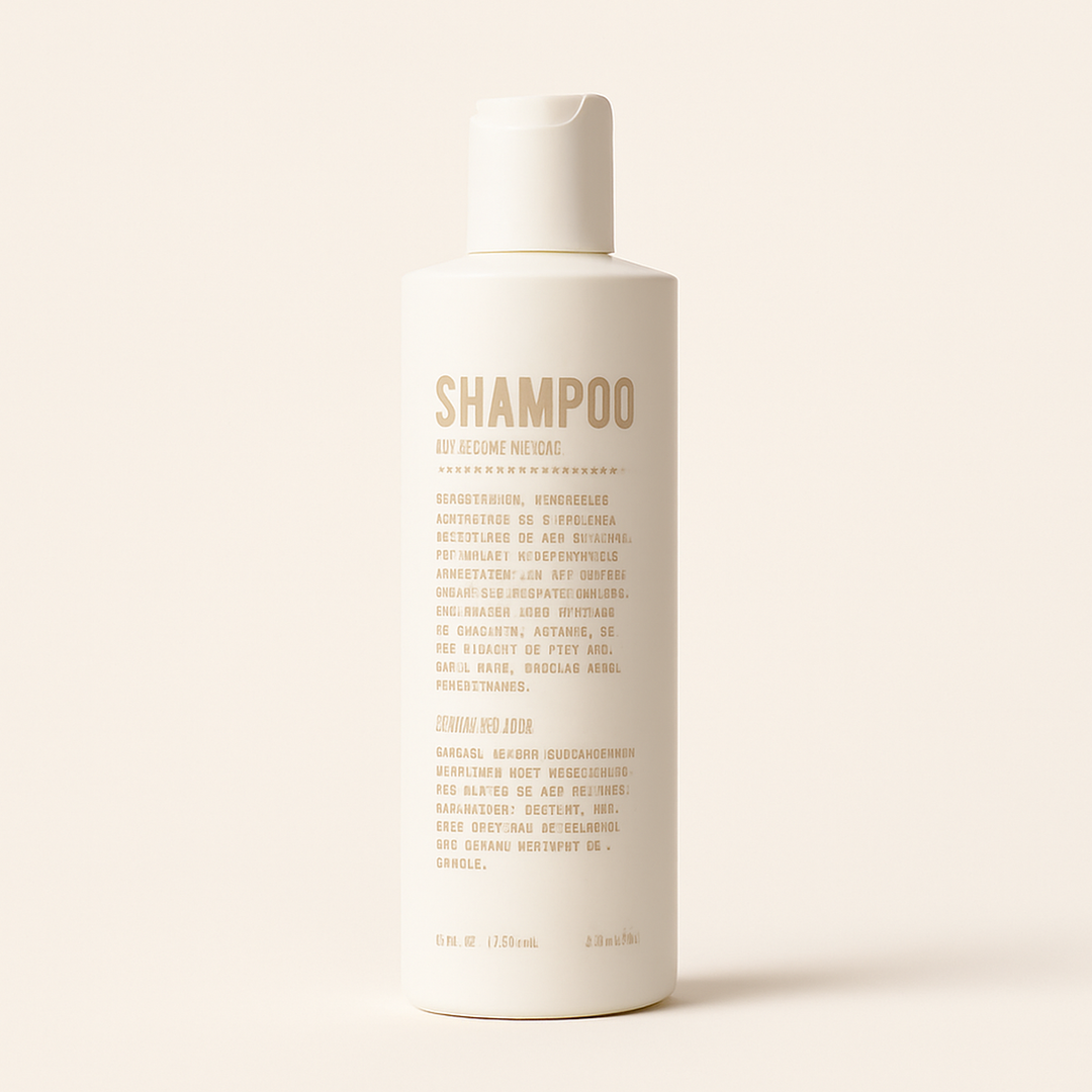 Natural Shampoo for All Hair Types — primary — Clean ecommerce product shot — refreshed editorial photography