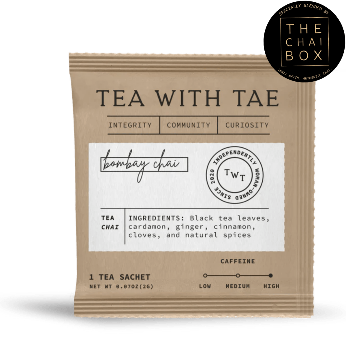 Bombay Chai 50 ct. Overwrap Bag