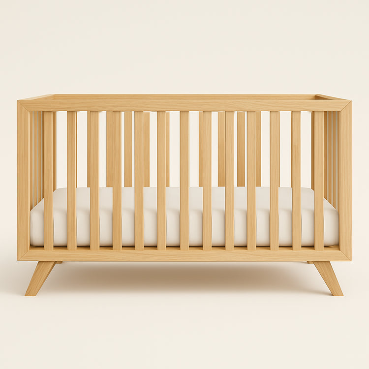 Baby Crib for 0 to 3 Years - Natural Wood — primary — Clean ecommerce product shot — refreshed editorial photography