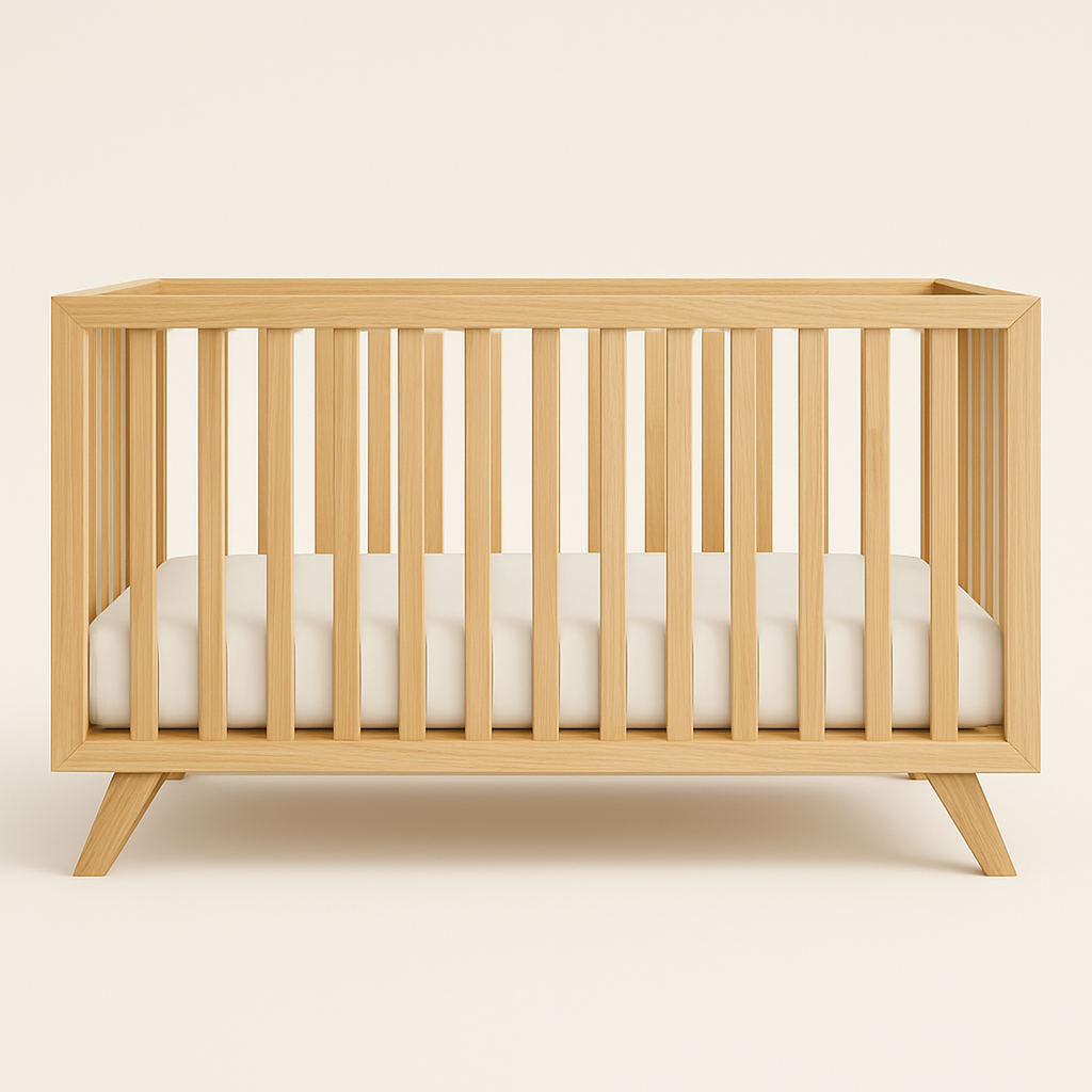 Baby Crib for 0 to 3 Years - Natural Wood — primary — Clean ecommerce product shot — refreshed editorial photography