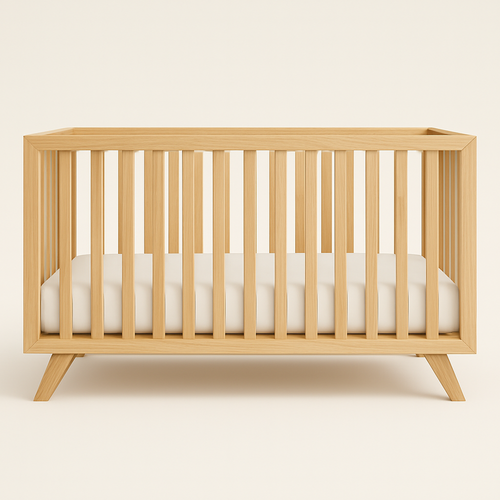 Baby Crib for 0 to 3 Years - Natural Wood — primary — Clean ecommerce product shot — refreshed editorial photography