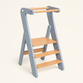 Kids Step Stool for Ages 3+ in Pacific Blue — primary — Clean ecommerce product shot — refreshed editorial photography