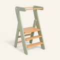 Kids Step Stool for Ages 3+ in Sage — primary — Clean ecommerce product shot — refreshed editorial photography