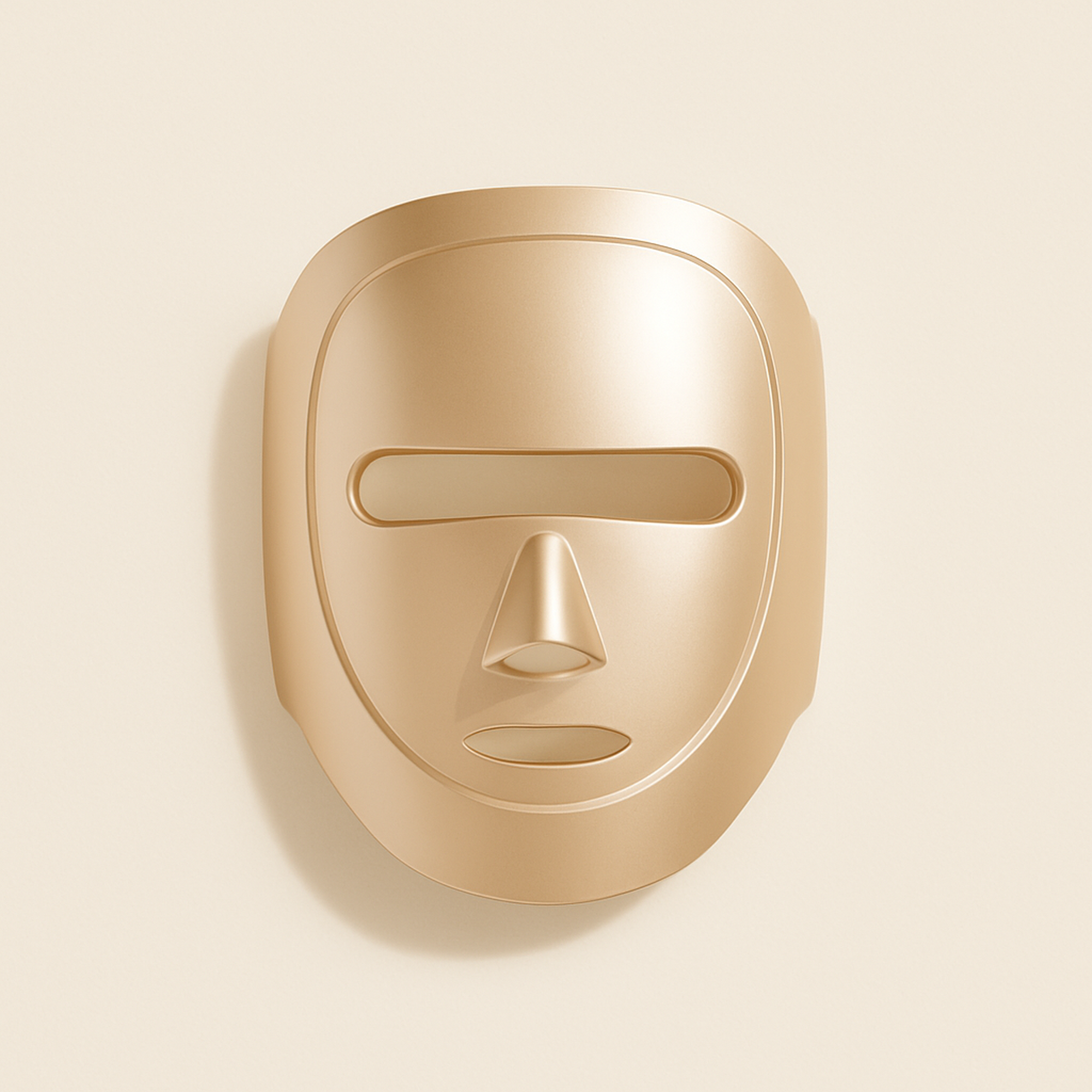Eco Face Platinum LED Mask (Gold) — primary — Clean ecommerce product shot — refreshed editorial photography