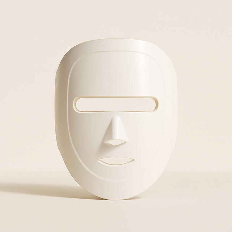Eco Face Platinum LED Mask (Pearl White) — primary — Clean ecommerce product shot — refreshed editorial photography
