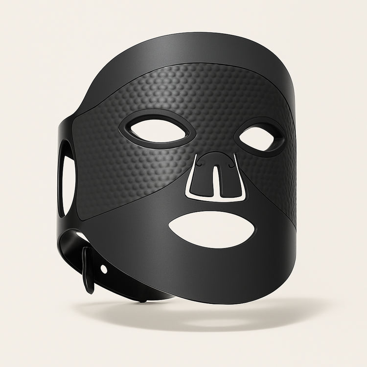 proCLEAR LED Mask (Jet Black) — primary — Clean ecommerce product shot — refreshed editorial photography