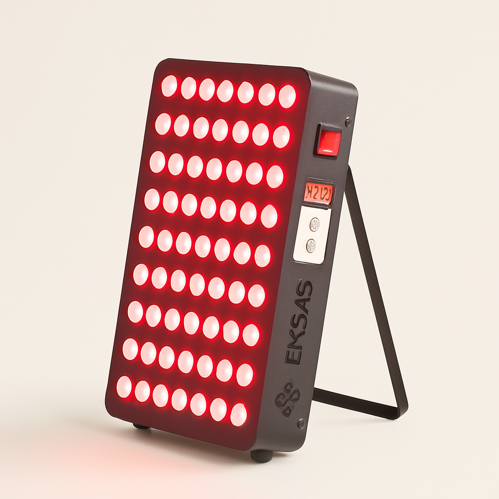 EXESAS 80 LED, 400W Dual-Chip, Red Light Therapy Device for Full Body 660nm & 850nm Infrared LED Panel for Beautiful Skin, Weight & Pain Management — primary — Clean ecommerce product shot — refreshed editorial photography