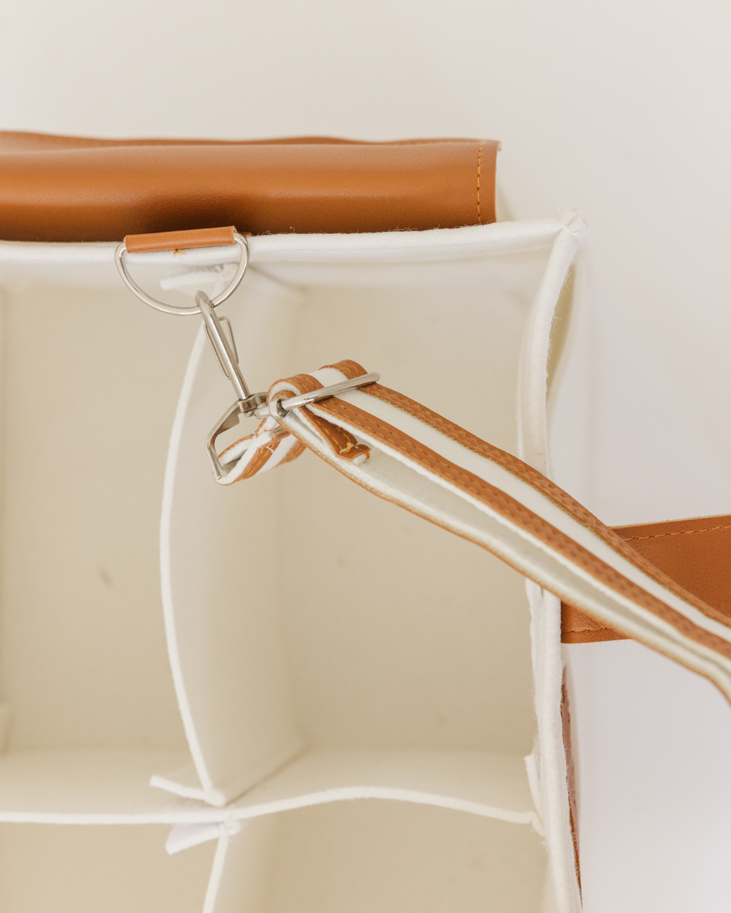 Magnolia Cream Diaper Caddy