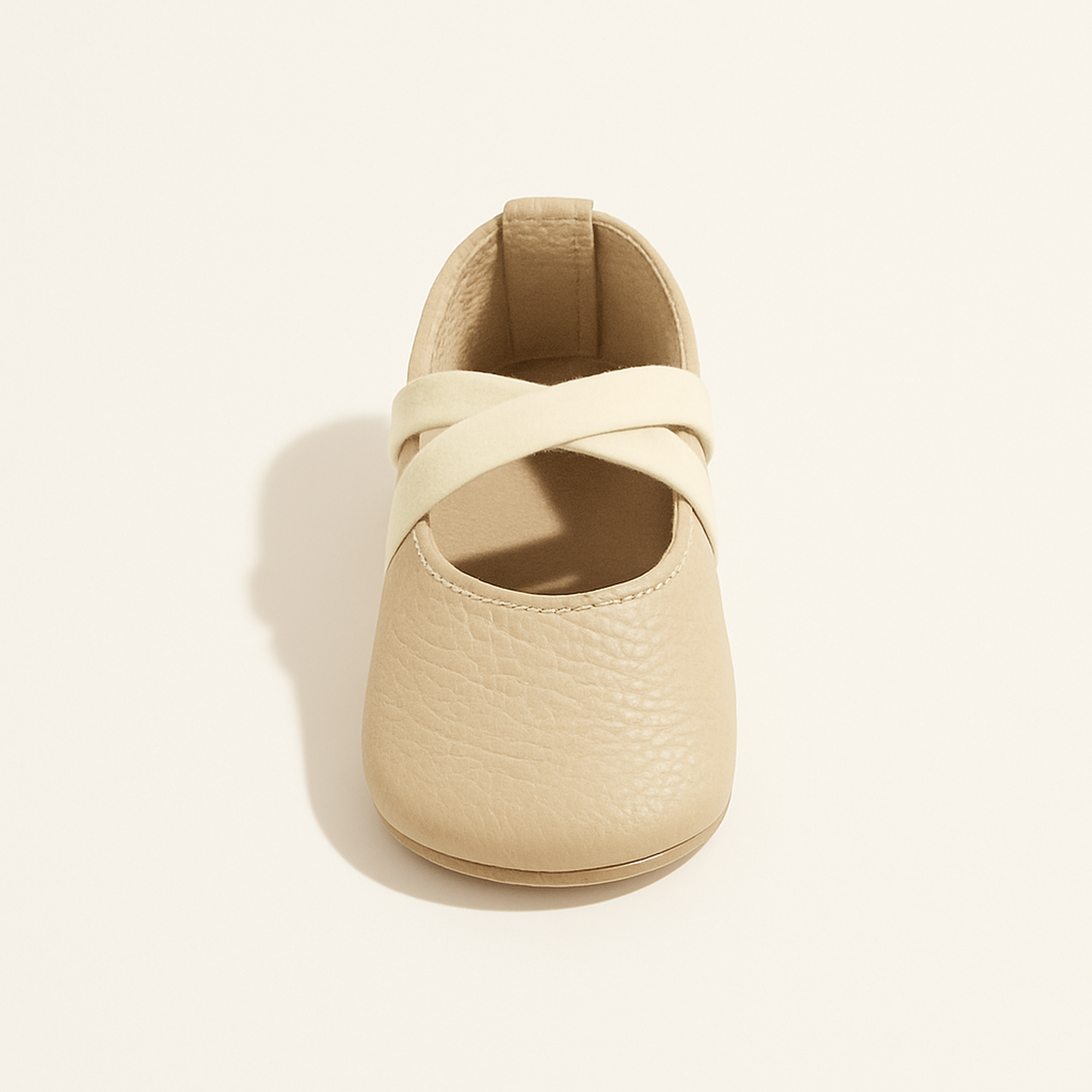 Birch Ballet Slipper Baby Shoe — primary — Clean ecommerce product shot — refreshed editorial photography