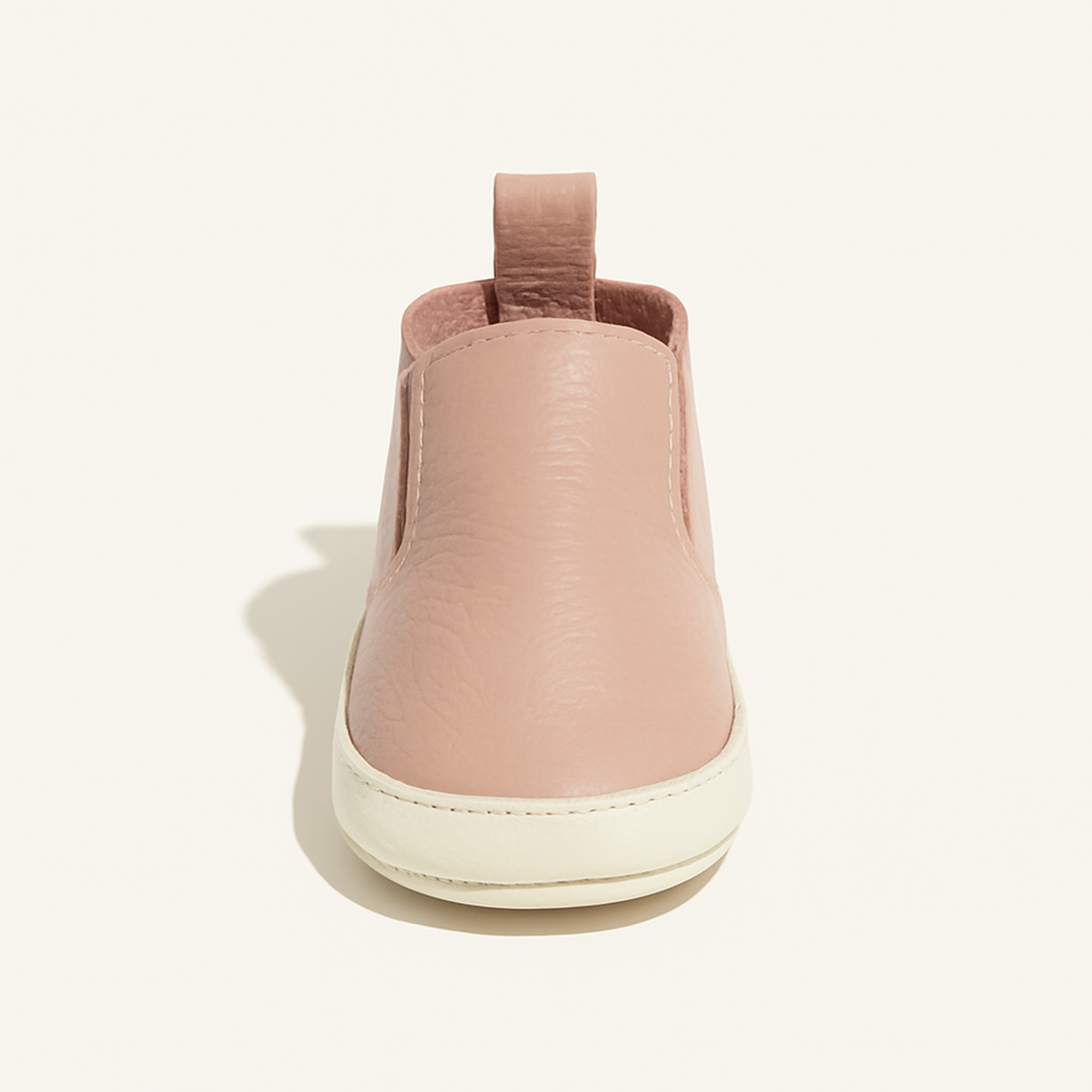 Blush Slip On Baby Shoe — primary — Clean ecommerce product shot — refreshed editorial photography