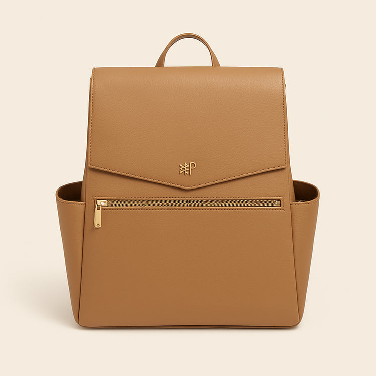 Butterscotch Classic Diaper Bag II — primary — Clean ecommerce product shot — refreshed editorial photography