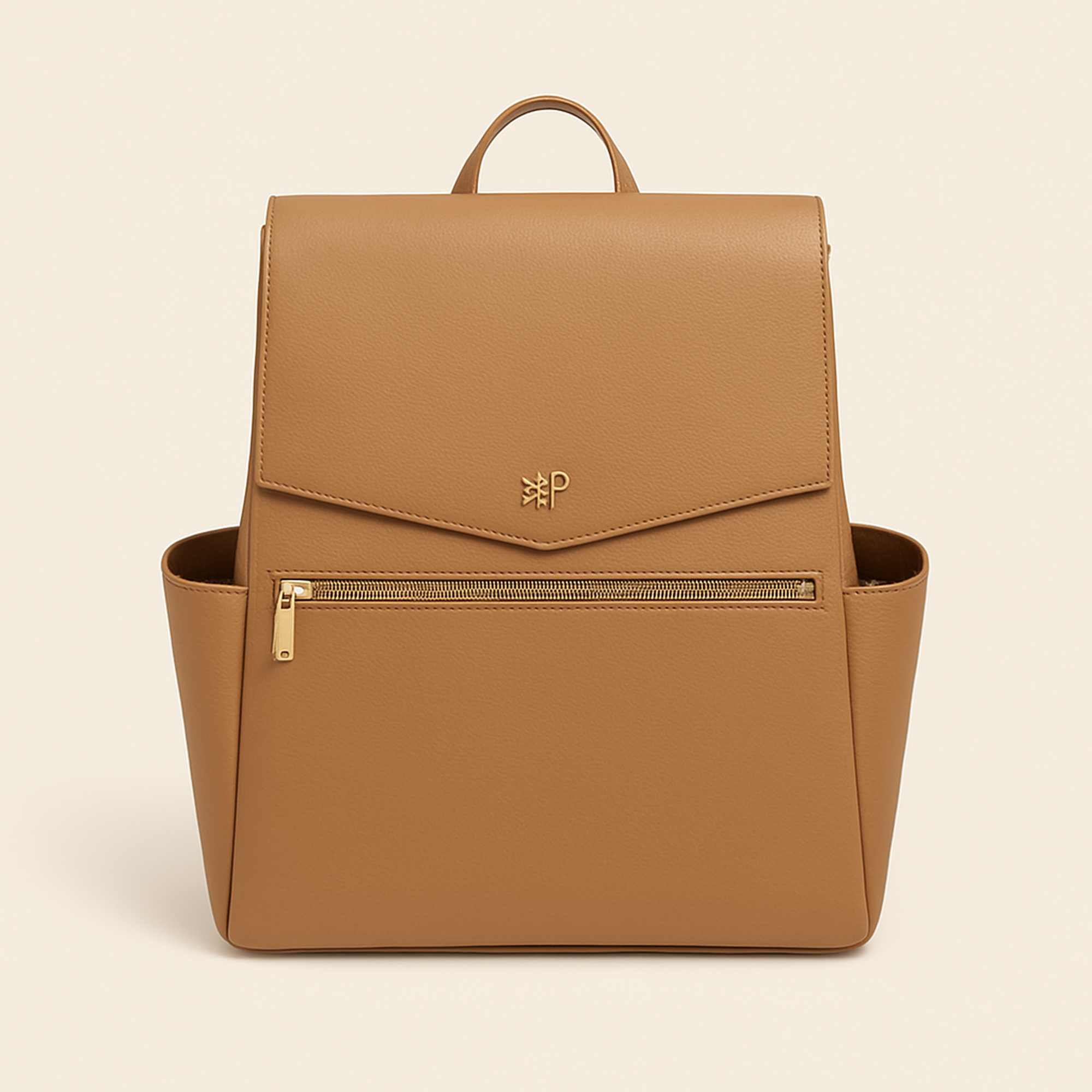 Butterscotch Classic Diaper Bag II — primary — Clean ecommerce product shot — refreshed editorial photography