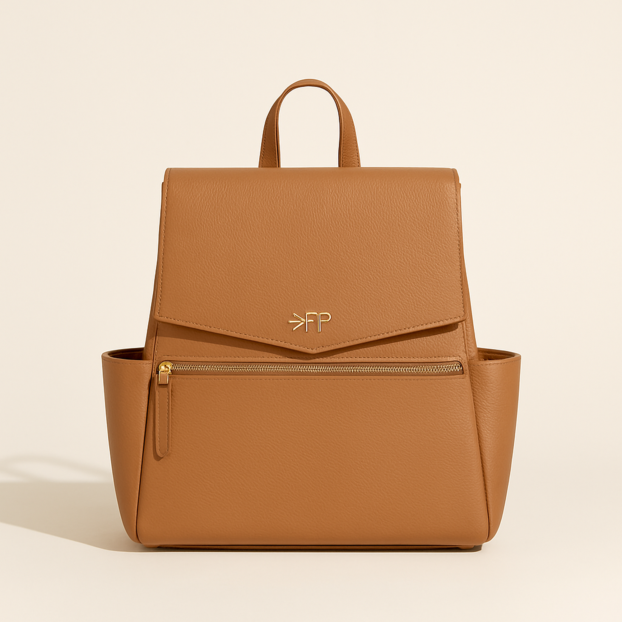 Butterscotch Mini Classic Diaper Bag II — primary — Clean ecommerce product shot — refreshed editorial photography